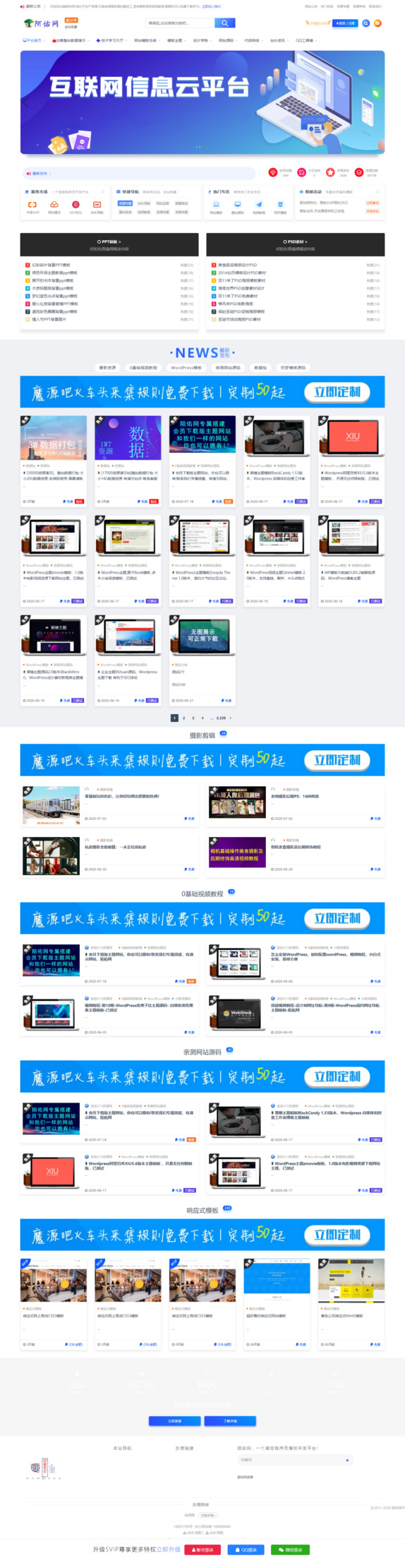 Ripro 打包陌佑网整站资源源码站下载