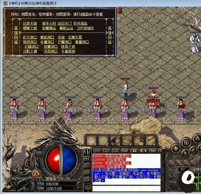 1.76英雄合击版-最新假人陪玩～【转自白黑】
