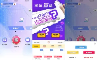 纯源码VUE礼物盲盒抽奖盲盒商城2.0源码下载+完整视频教程
